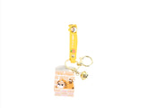 Orange Tiger Cube Keychain